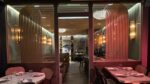 Internal view of pan-Asian restaurant Cho Asia Putney from the street
