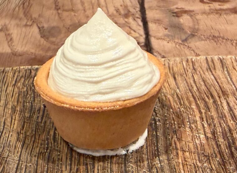 Goats Cheese Tartlette - not to scale!