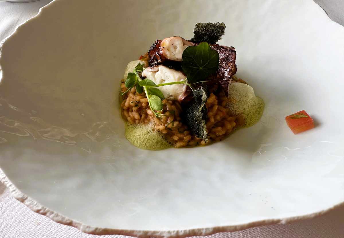 Octopus Rice at Eleven restaurant Lisbon