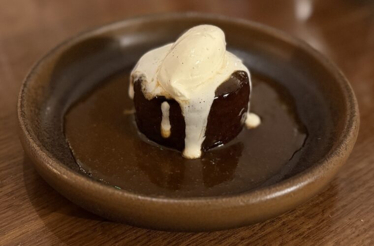 Sticky Toffee pudding at The Parlour