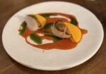 Scallop with heritage carrots & carrot jus The Parlour Festive lunch