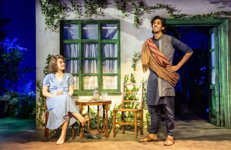 Ruby Ashbourne Serkis (Flora Crewe) and Gavi Singh Chera (Nirad Das) in Indian Ink