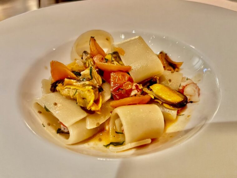 Sartoria Launceston Place, seafood salad