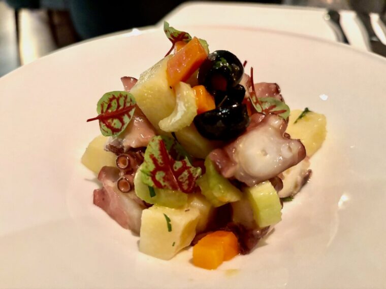 Sartoria Launceston Place octopus salad