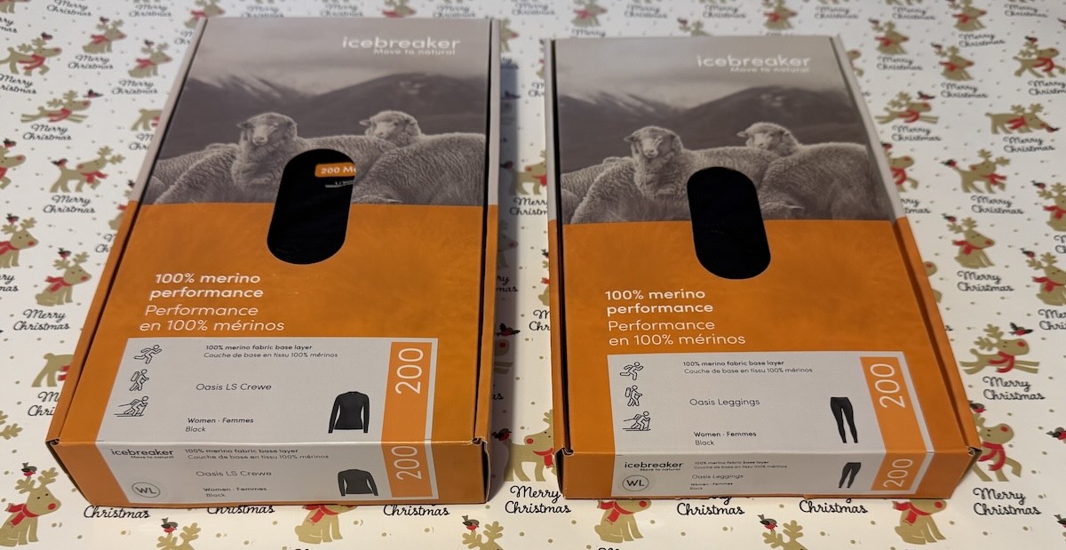 Icebreaker merino wool base layers - a cosy gift for the skier in your life