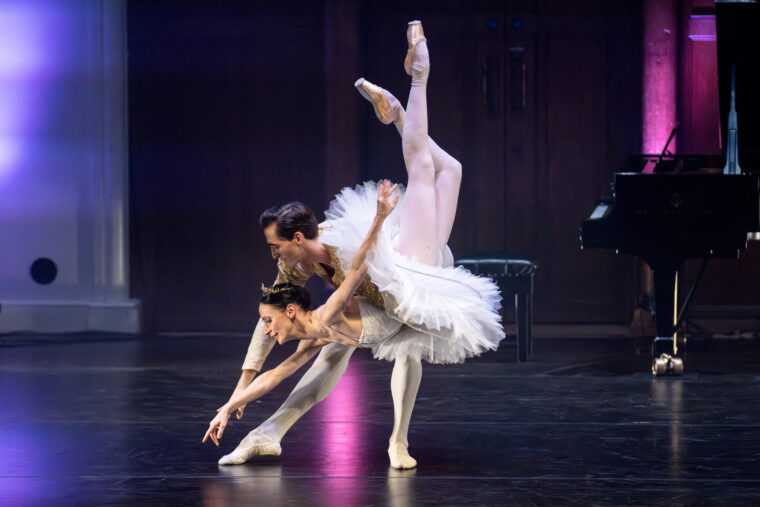 Ballet Nights, New Year's Day Concert. Liudmila Konovalova & Gareth Haw in Act III pas de deux from The Sleeping Beauty.