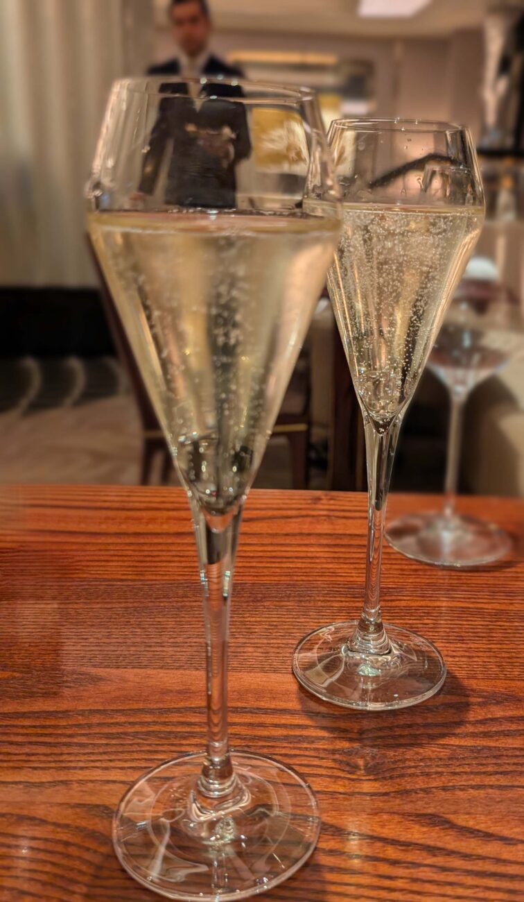 Champagne in glasses