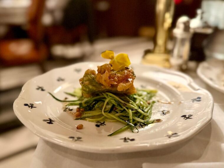 Courgette flowers Harry's Covent Garden