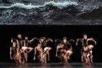 Tuesday - Woolf Works - Royal Ballet Dancers with the sea projected above them