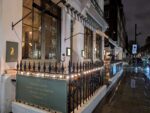The Exterior of the Italian Greyhound on a wet evening