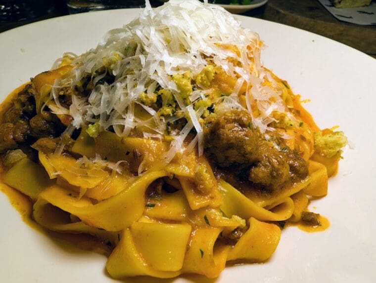 Italian Greyhound pasta ragu