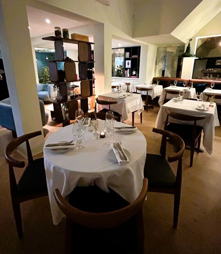 Interior view of Orion Restaurant by Alex Webb restaurant.