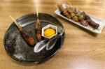 The Azuki Room Tsukune and selection of skewers