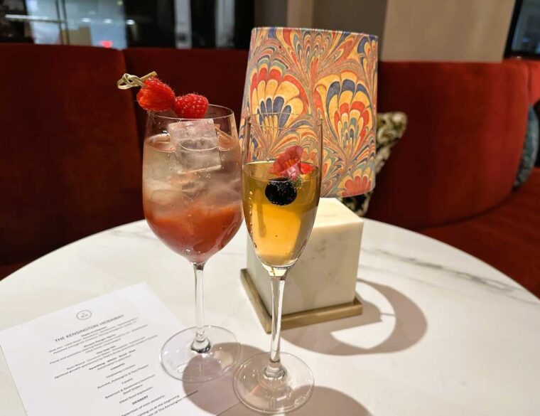 The Kensington Hideaway has a creative selection of cocktails with literary names.