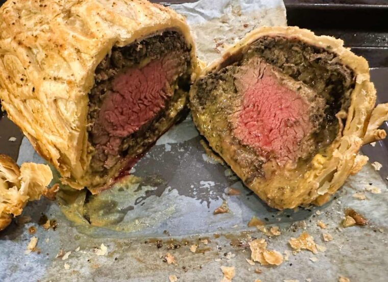 Gordon Ramsay Academy Beef Wellington course my version cooked at home