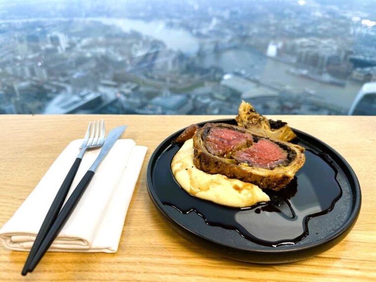 Gordon Ramsay Academy Beef Wellington class ends with a meal overlooking London