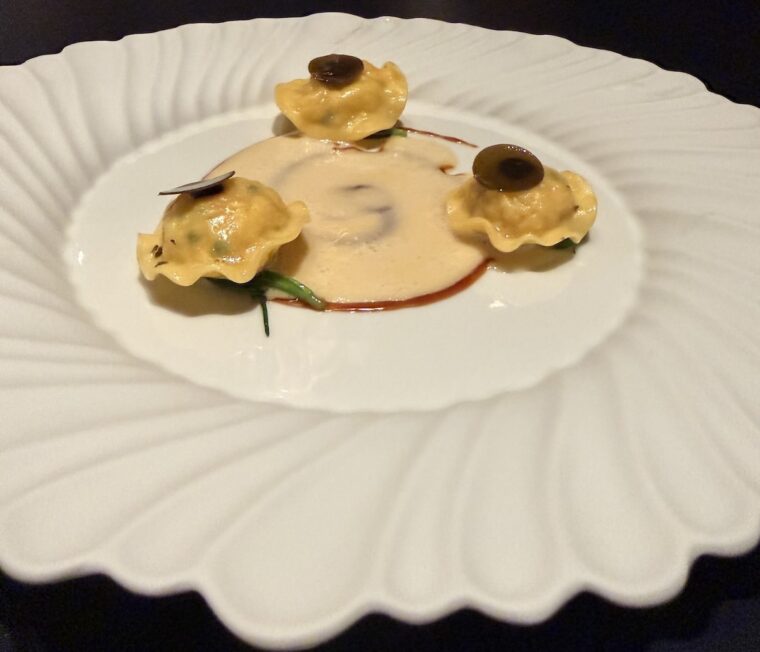 Lobster ravioli High Restaurant