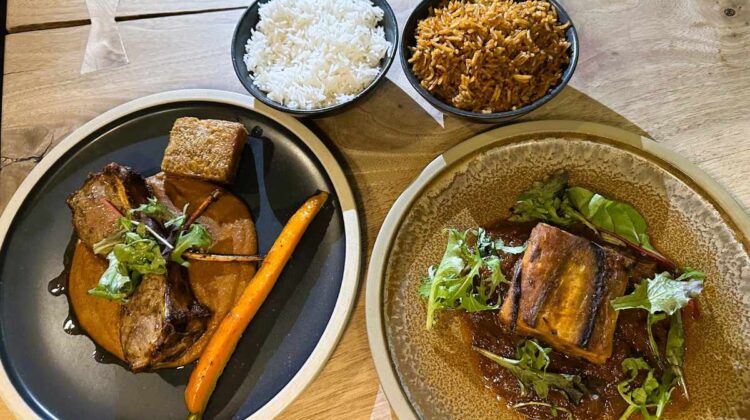 Little Baobab main course dishes