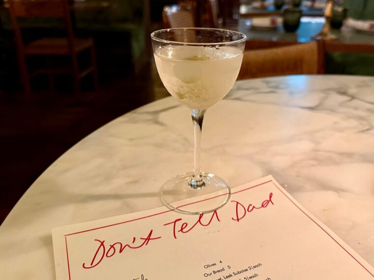 Don’t Tell Dad martini