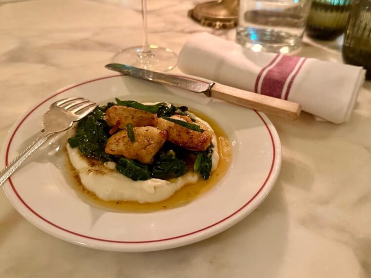 Don't Tell Dad monkfish cheeks