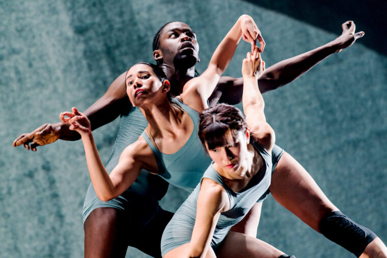 The three dancers of Neon Dance in Last and First Men