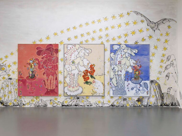 View from Paul Nimer Pjota's exhibition The Moon and I at the South London Gallery, part of UK/Brazil Season of Culture