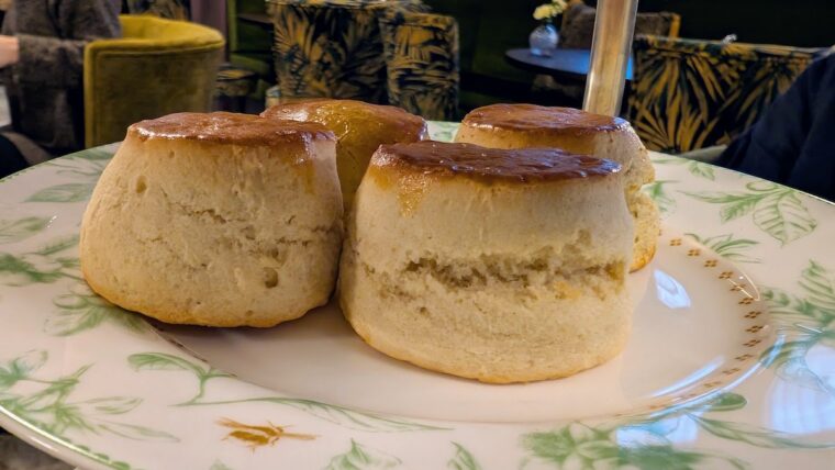 Royal Horseguards Hotel Green Parlour scones
