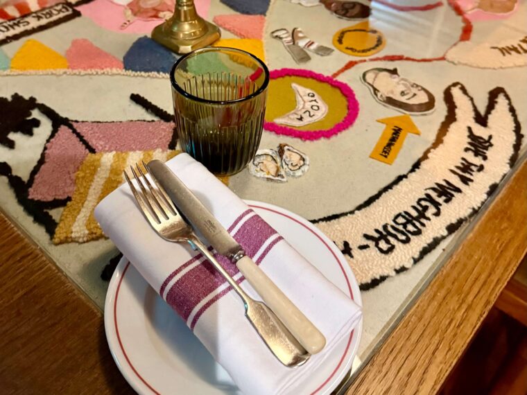 Don’t Tell Dad table setting