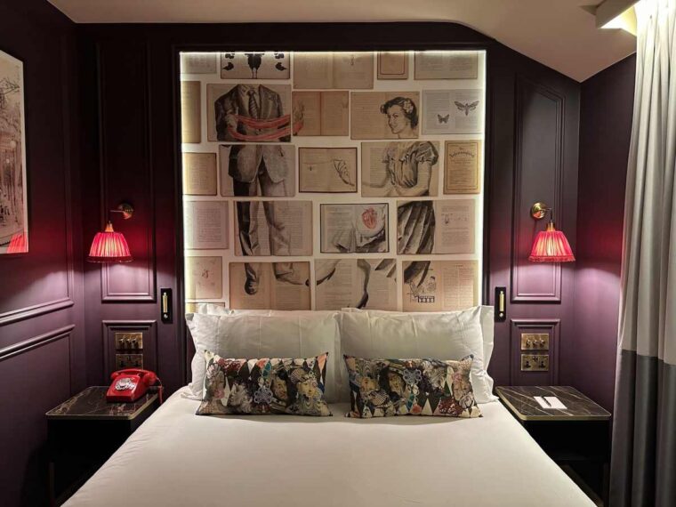 The Kensington Hideaway headboards are a special feature of the rooms
