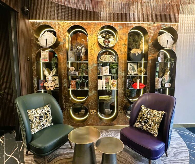 The Kensington Hideaway lobby