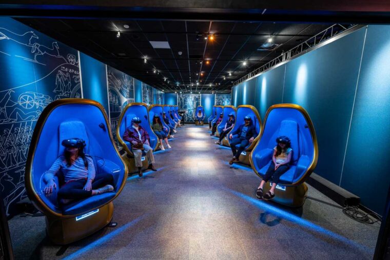 VR Experience - Ramses and the Pharaohs' Gold Exhibition © NEON_World Heritage Exhibitions