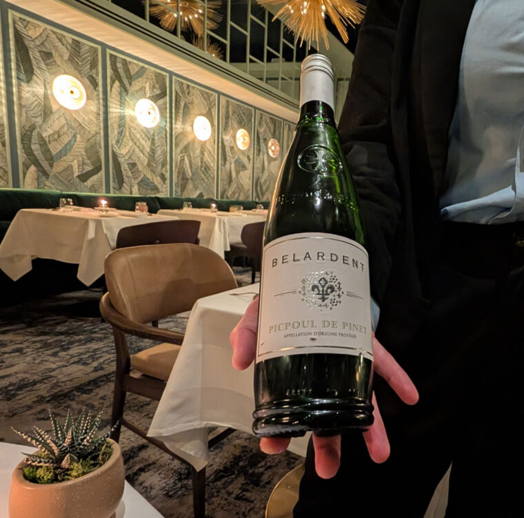 Picpoul at Tom Brown at the Capital