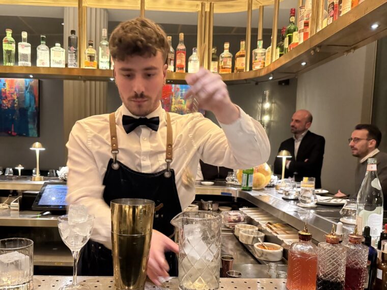 Barman at Sparrow Italia Mayfair