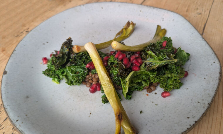 Charred Leeks at Salut!