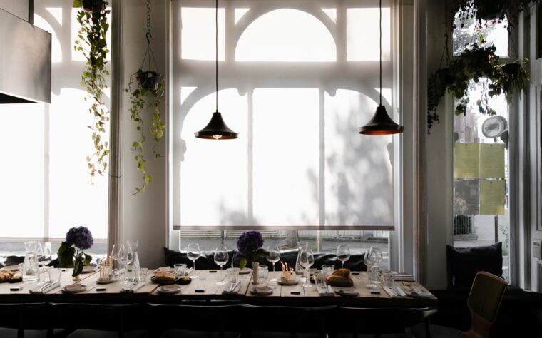 Interior of Salut Restaurant