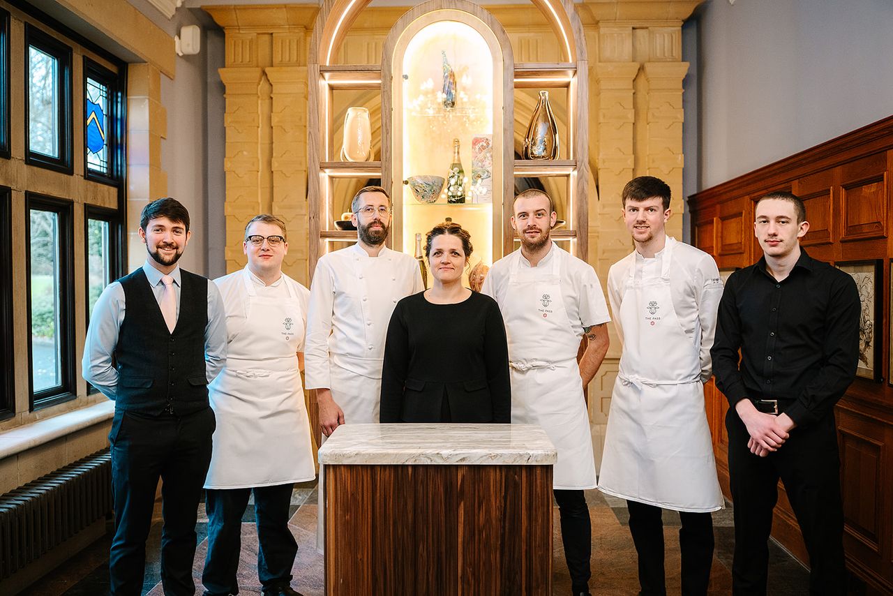 The Team at The Pass including Head Chef Ben Wilkinson and his partner Monika Zurawska who leads the front-of-house team. 