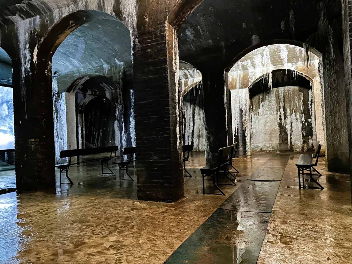Cisternerne gallery is a subterranean art space in Copenhagen