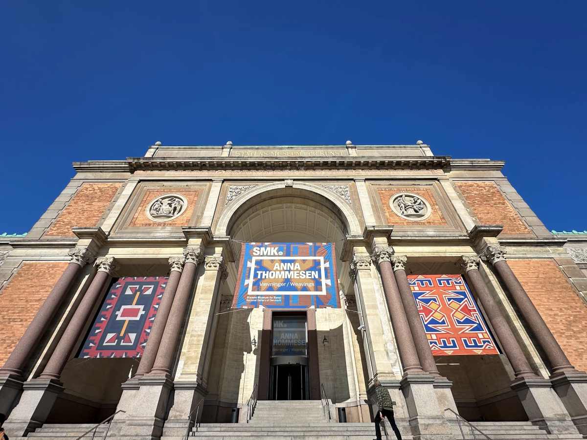 The entrance to the Statens Museum for Kunst - National Gallery of Denmark, Copenhagen.