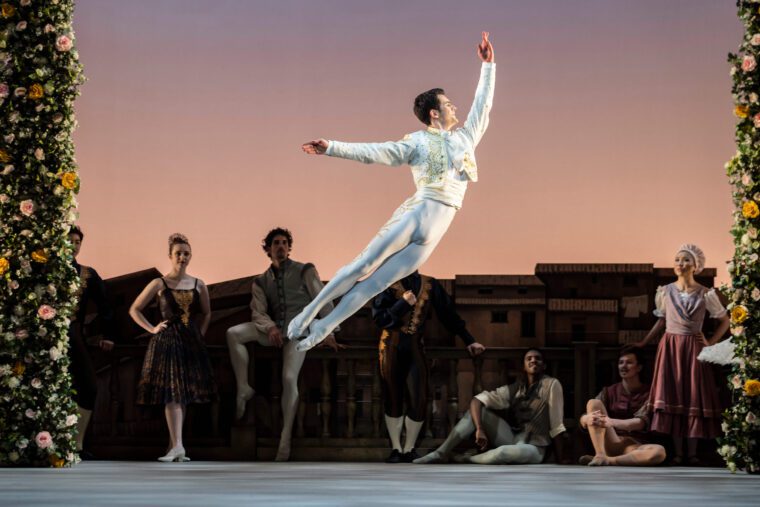 Basilio jumps in his wedding variation in Act III of Don Quixote