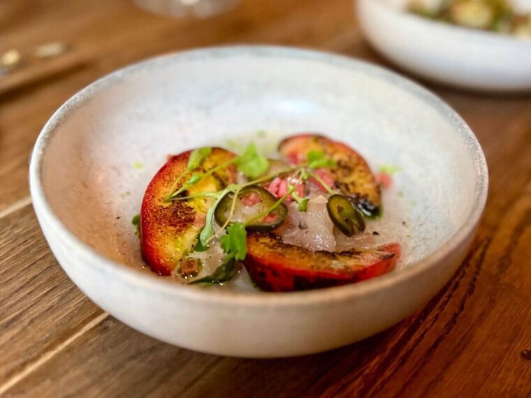 Seabream cerviche The Brook & Badger