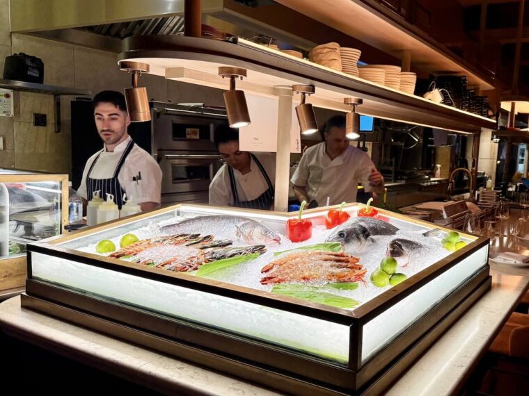Fresh fish at Chargal