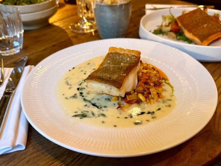 Roasted cod - The Brook & Badger