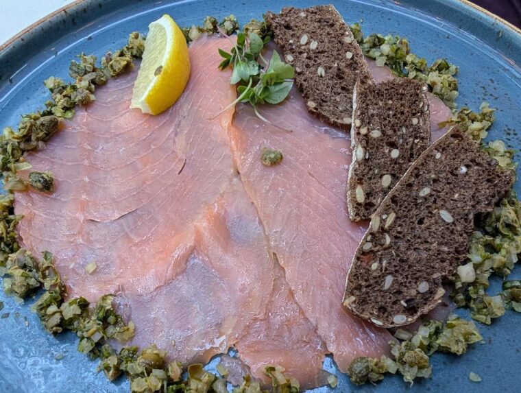 The Terrace at Royal Horseguards smoked salmon