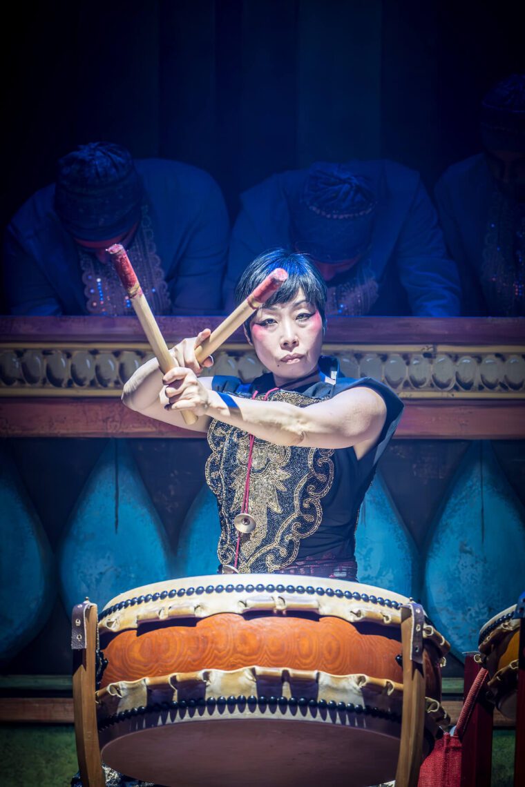 Krishna onstage drummer