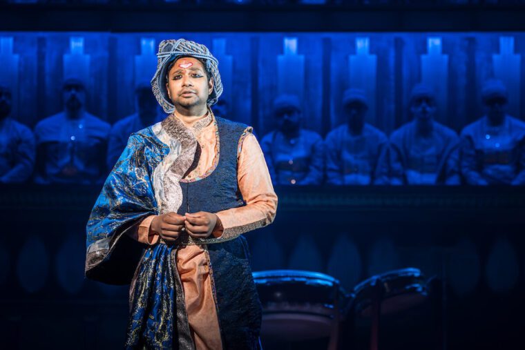 Krishna - Ross Ramgobin plays the Celestial Narrator