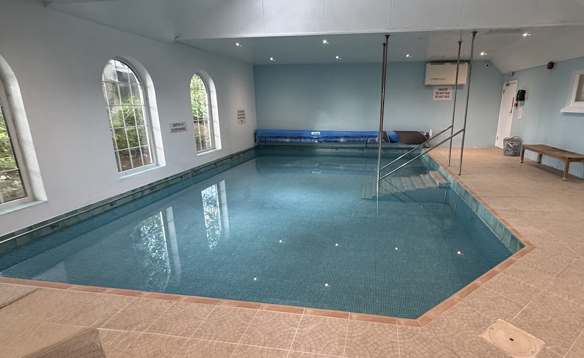 Indoor pool at The Rosevine