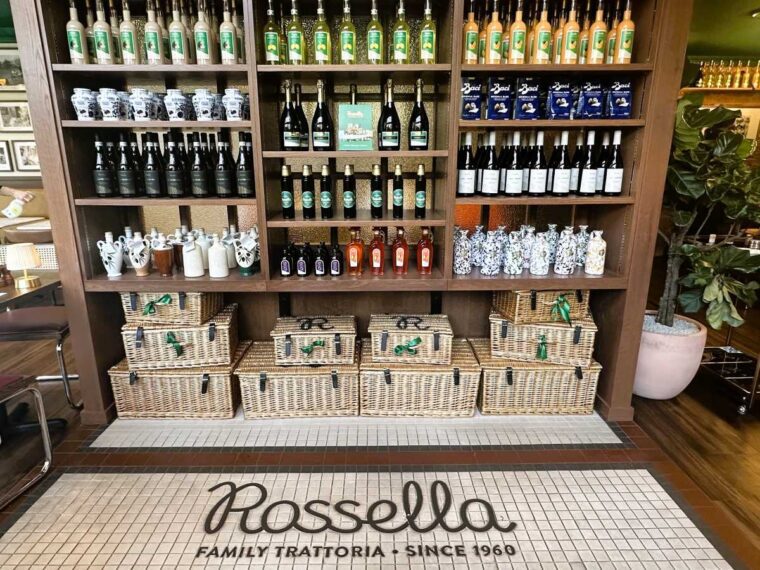 Rossella has a small deli section