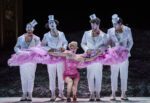 A scene from Ariadne auf Naxos by Richard Strauss at Glyndebourne. Conductor Robin Ticciati. Director & Costume Designer Laurent Pelly. Set Designer Massimo Troncanetti. Lighting Designer Marco Giusti. London Philharmonic Orchestra. The Glyndebourne Chorus. (Opening 19-07-26) ©Tristram Kenton 07-26