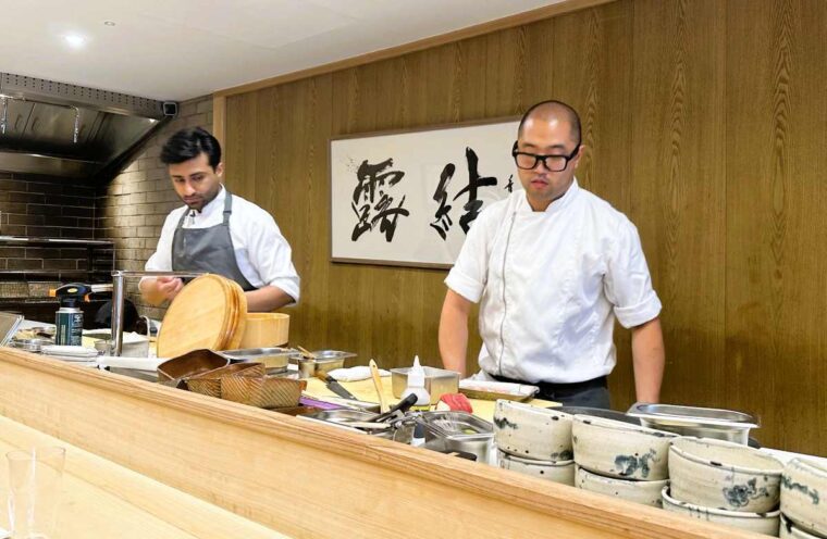 Chefs at work at Roketsu