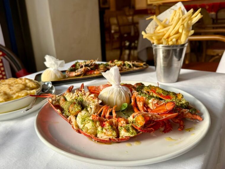 Grilled lobster AVI Belgravia 